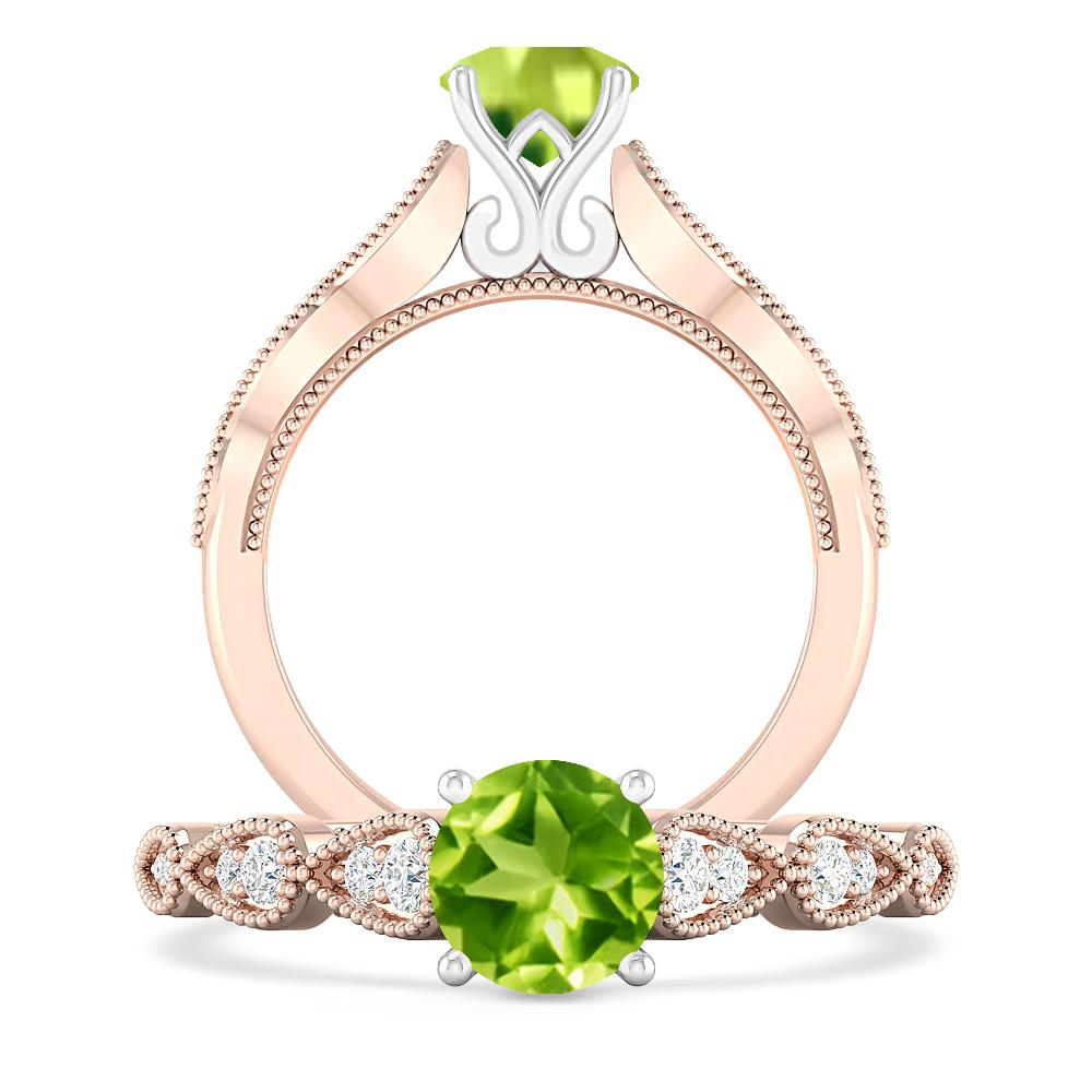 Rose Gold - Peridot