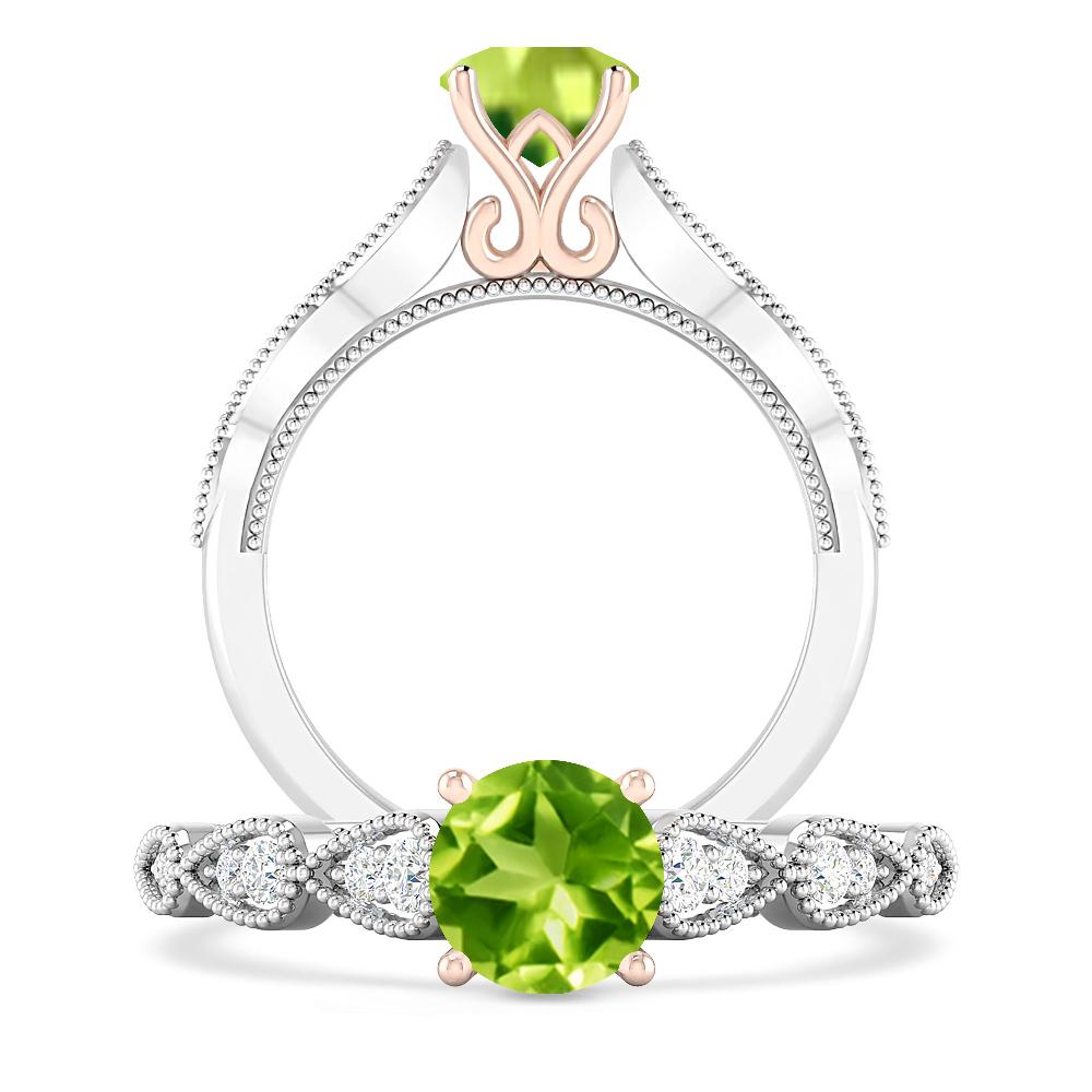 White Gold - Peridot