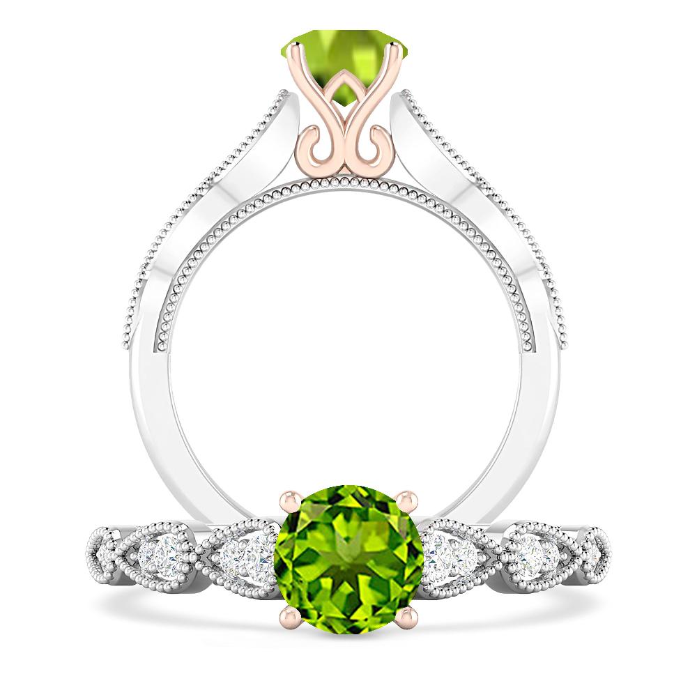 White Gold - Peridot