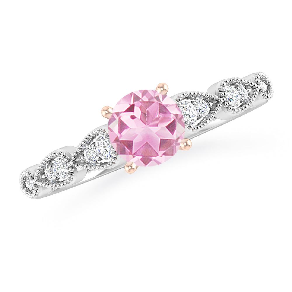 White Gold - Pink Tourmaline