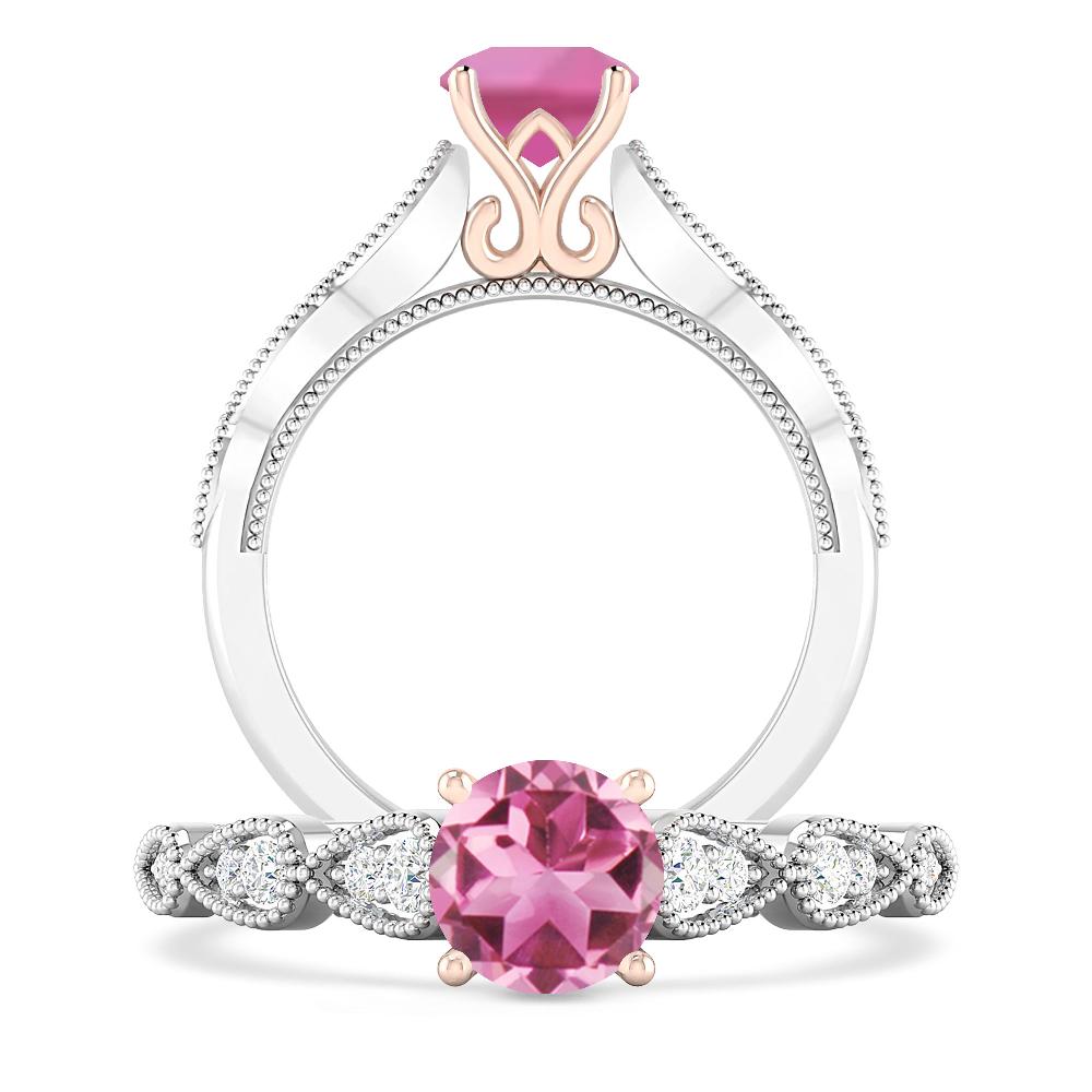 White Gold - Pink Tourmaline