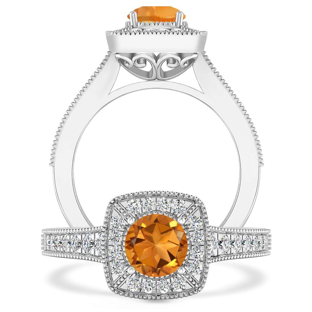 White Gold - Citrine