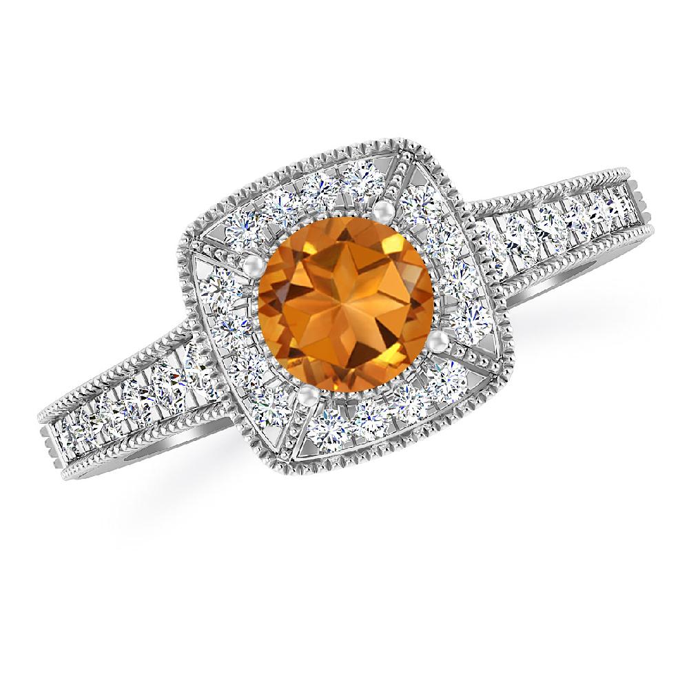 White Gold - Citrine