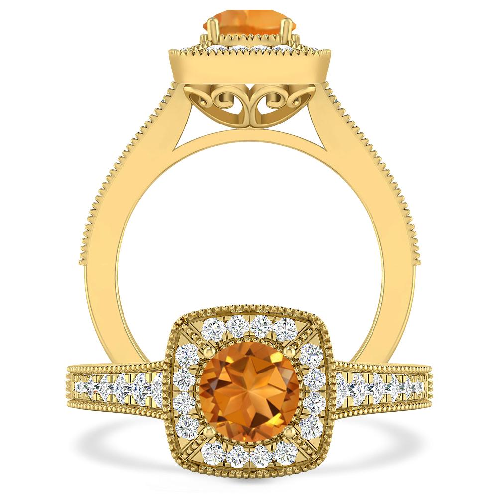 Yellow Gold - Citrine