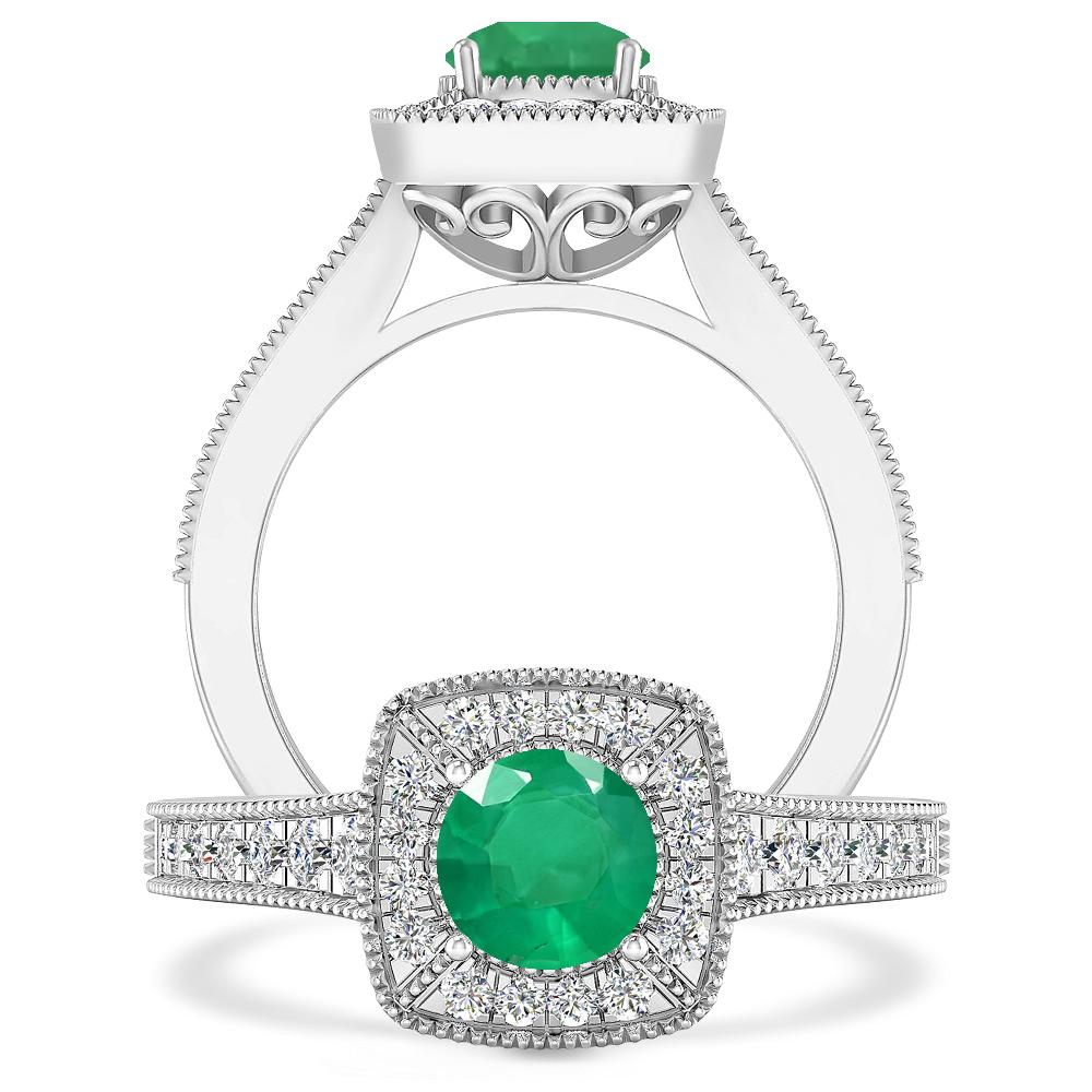 White Gold - Emerald