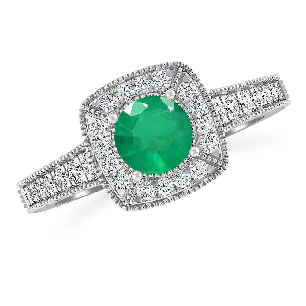 White Gold - Emerald