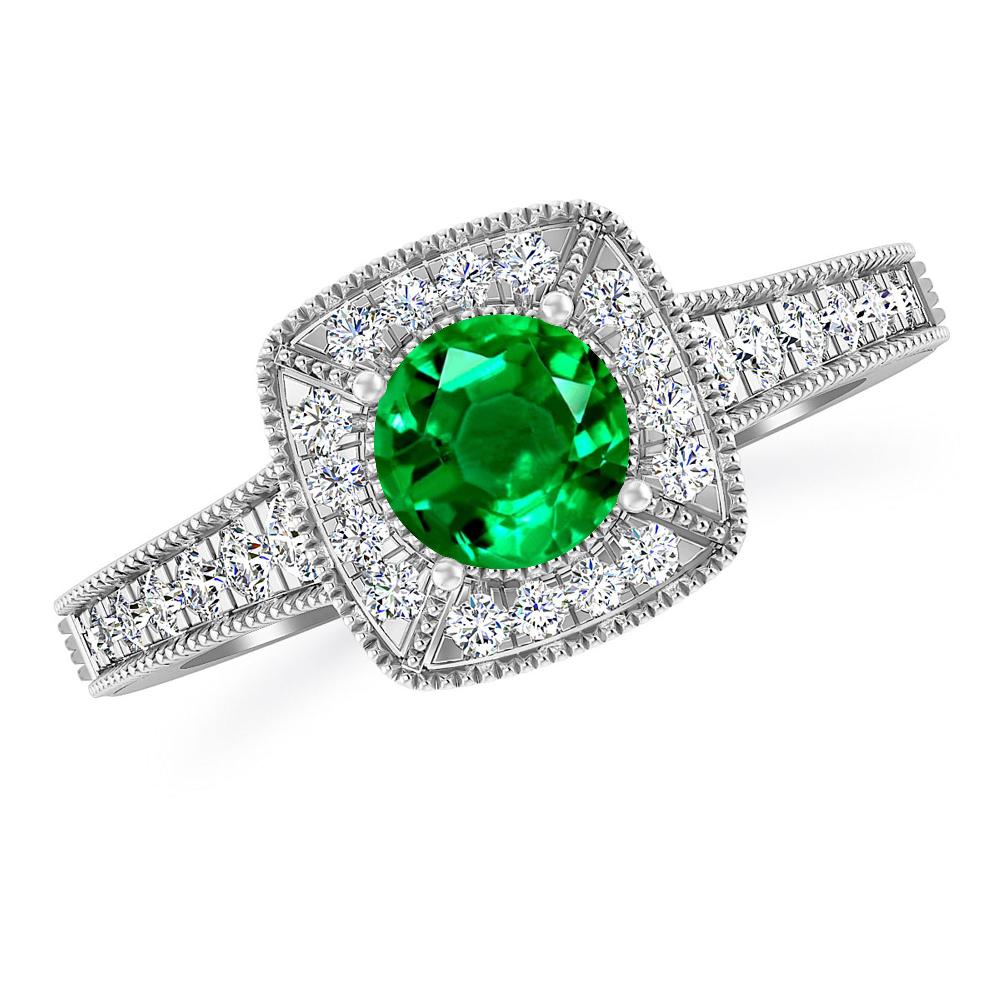 White Gold - Emerald