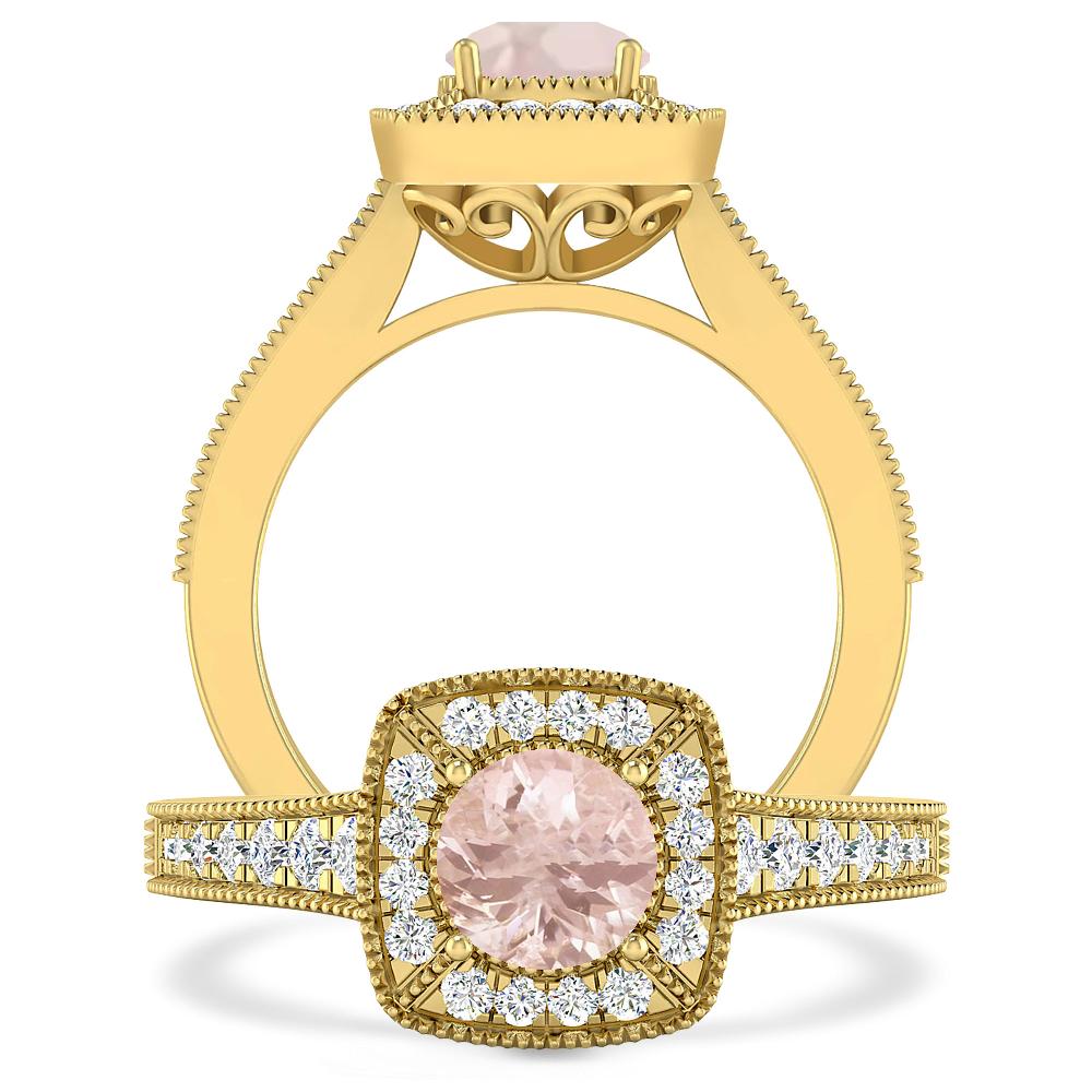 Yellow Gold - Morganite
