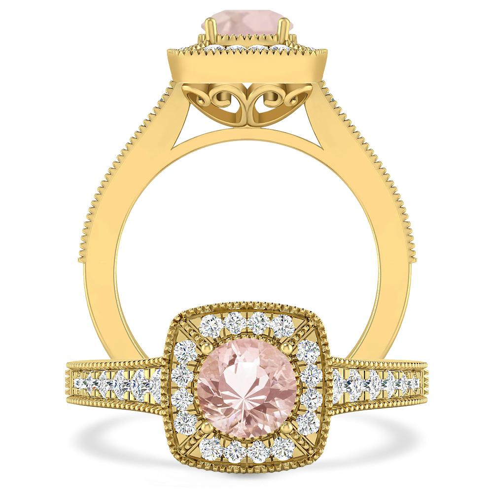 Yellow Gold - Morganite