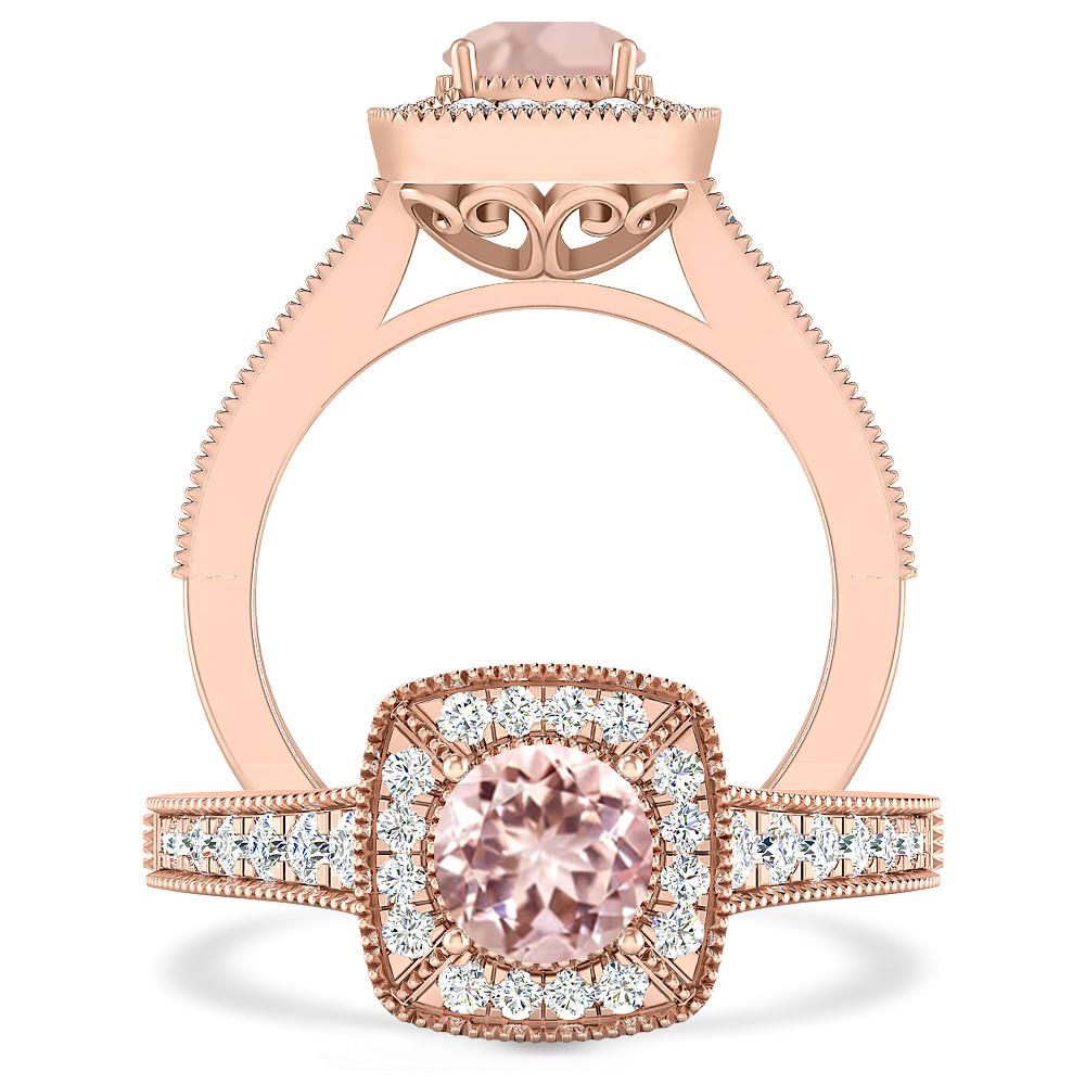 Rose Gold - Morganite