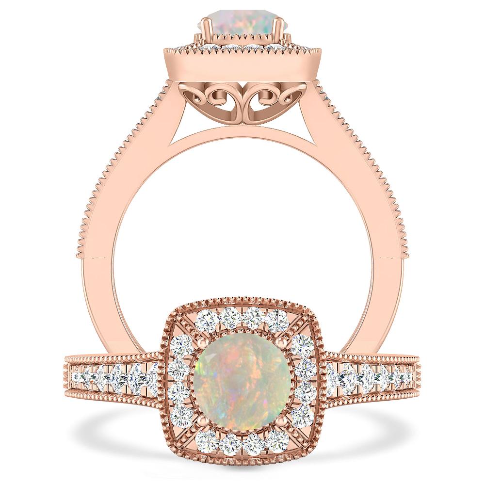 Rose Gold - Opal