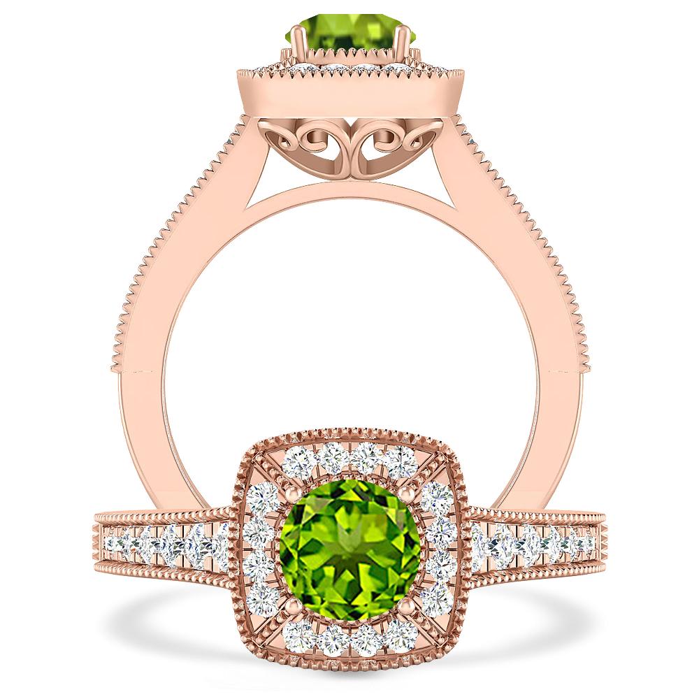 Rose Gold - Peridot