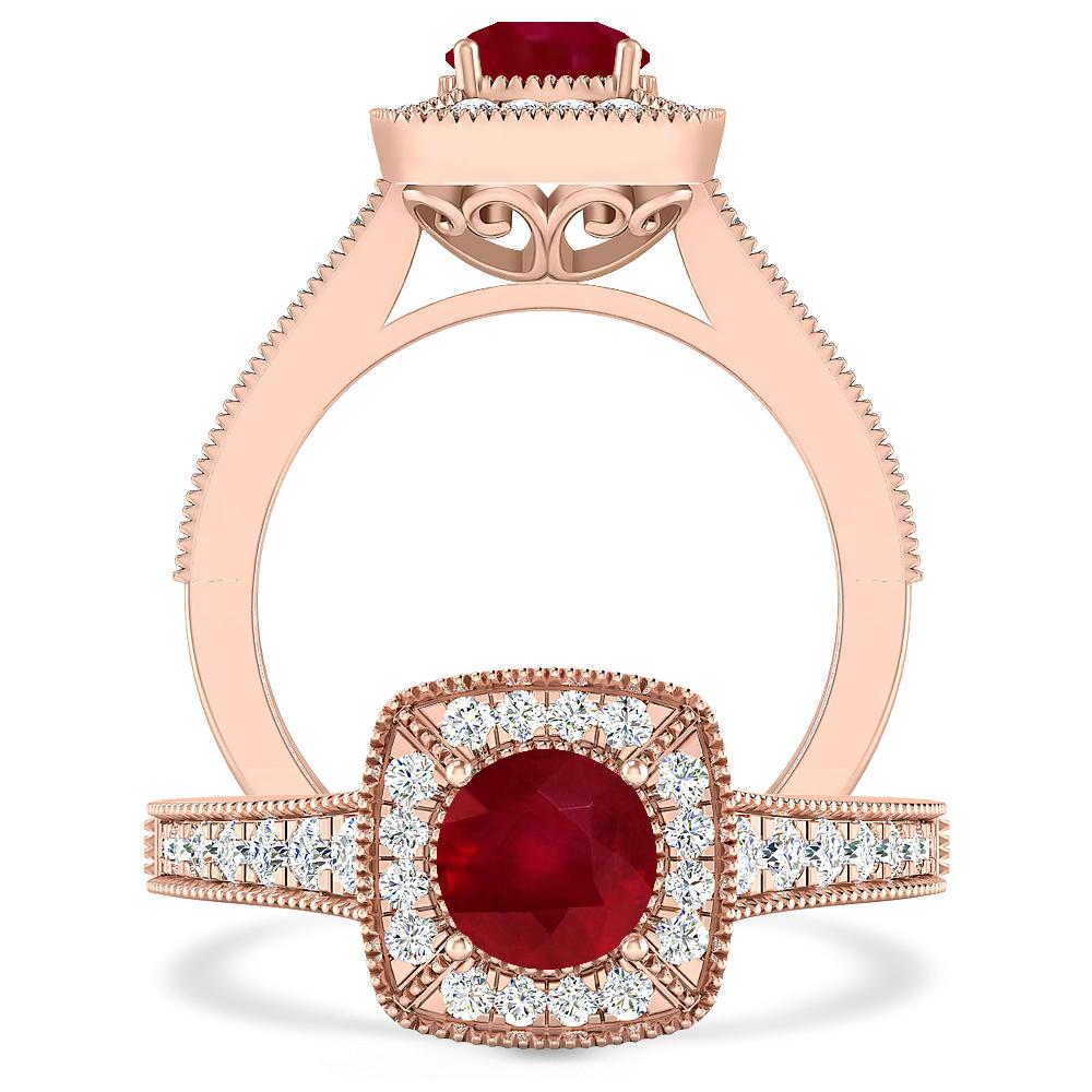 Rose Gold - Ruby