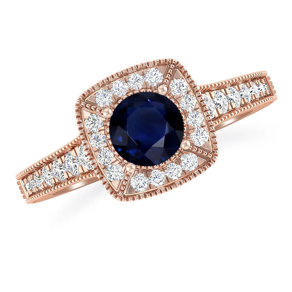 Rose Gold - Sapphire