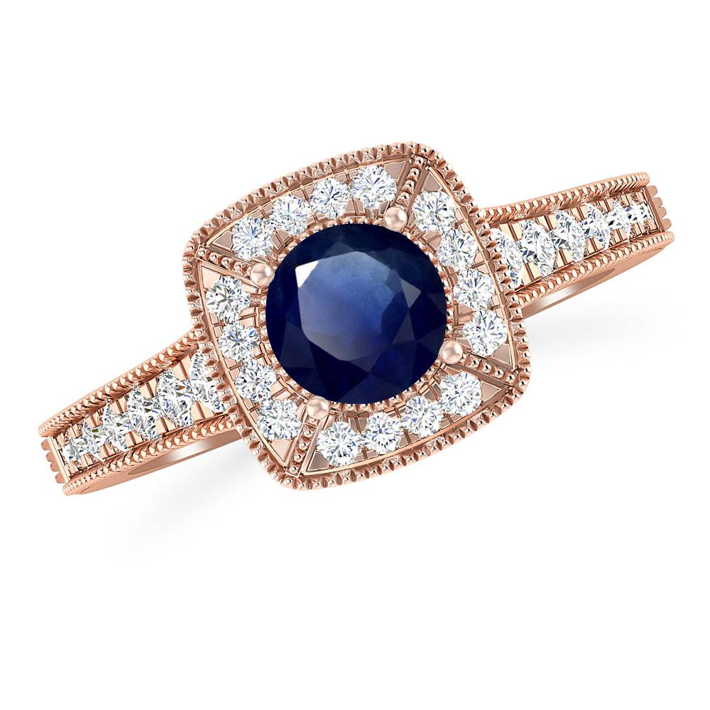 Rose Gold - Sapphire