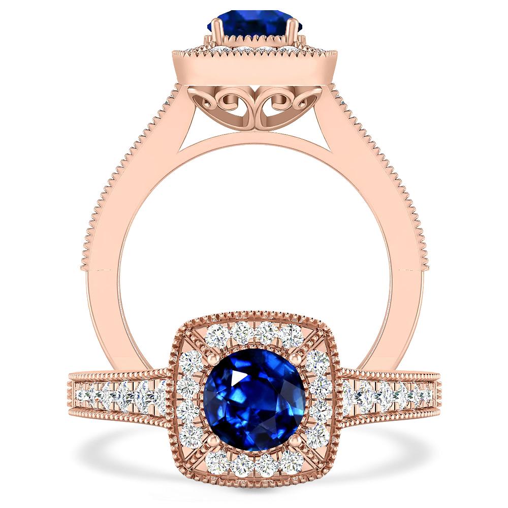 Rose Gold - Sapphire