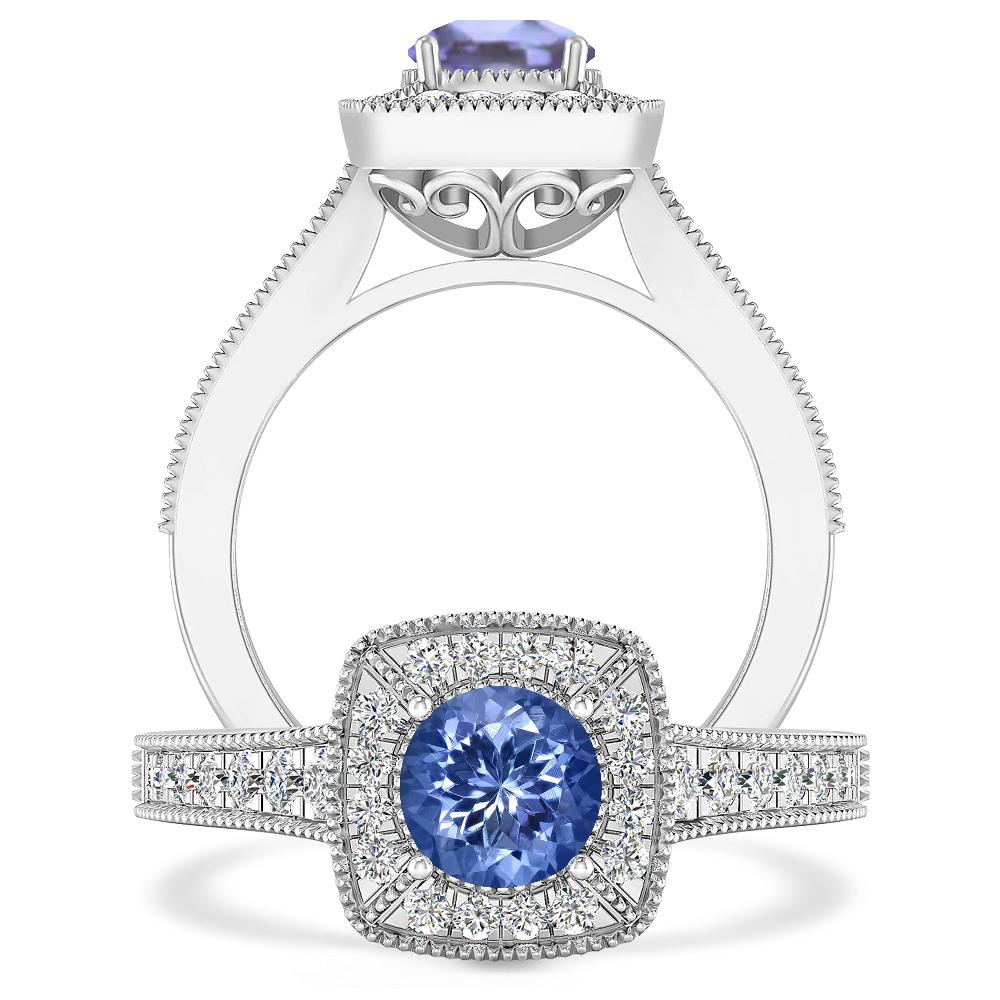 White Gold - Tanzanite