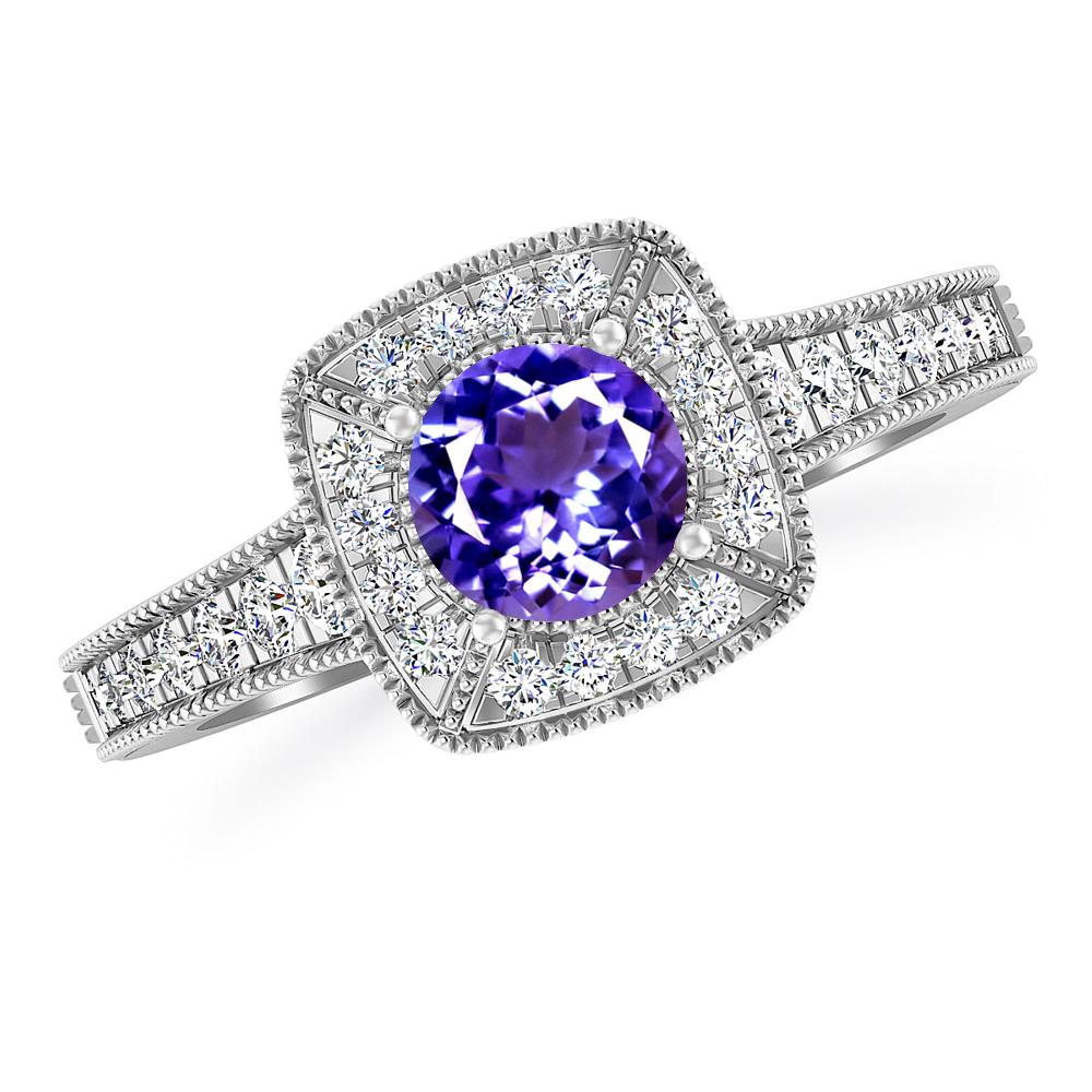 White Gold - Tanzanite