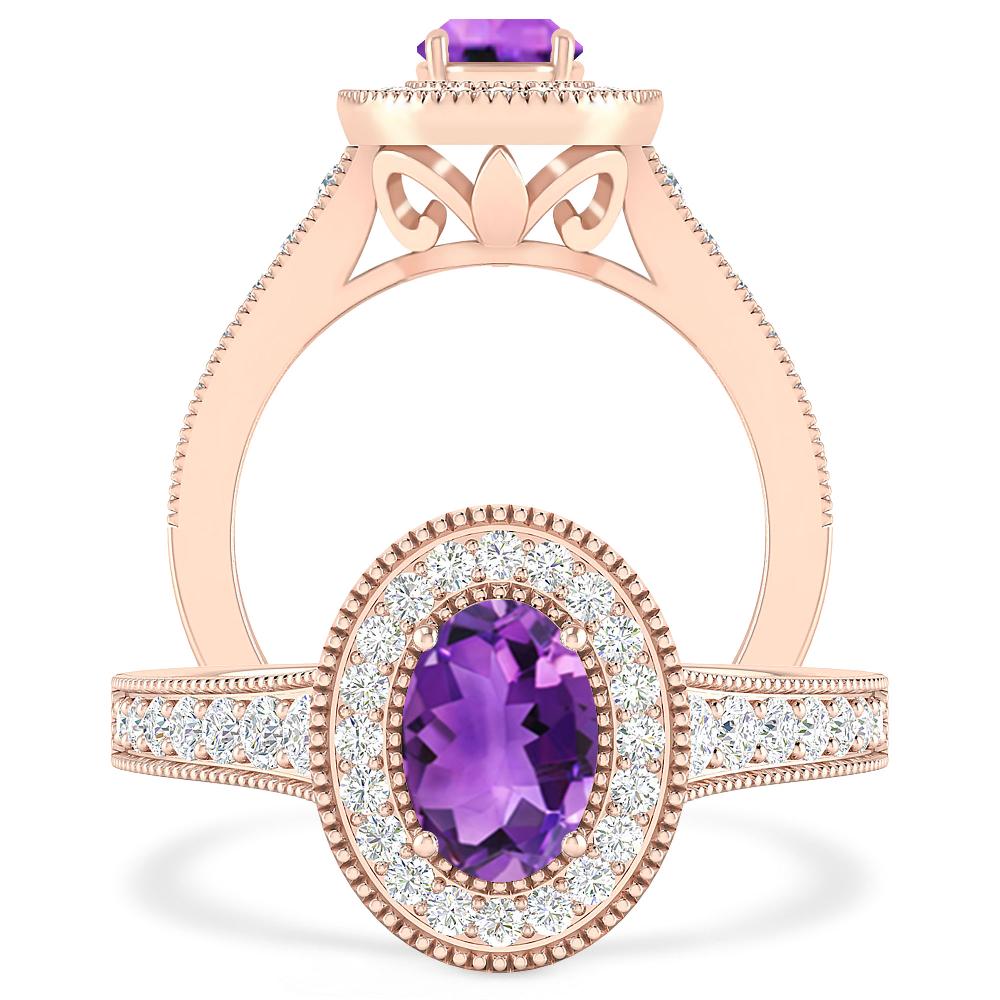 Rose Gold - Amethyst