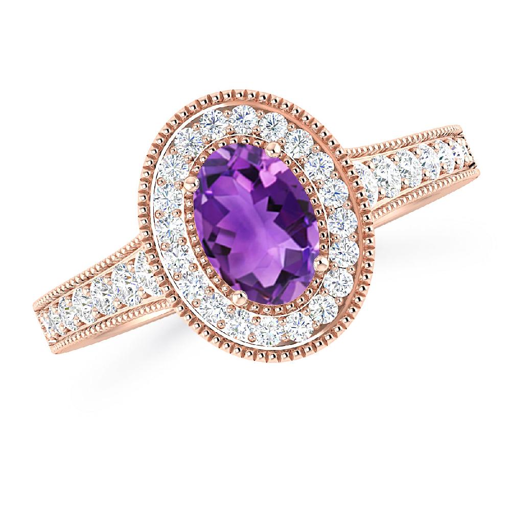 Rose Gold - Amethyst