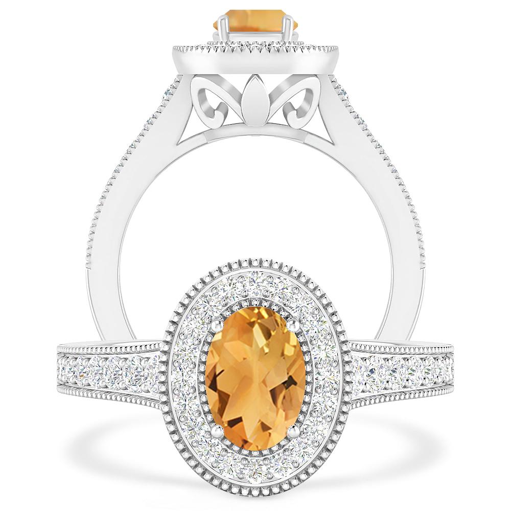 White Gold - Citrine