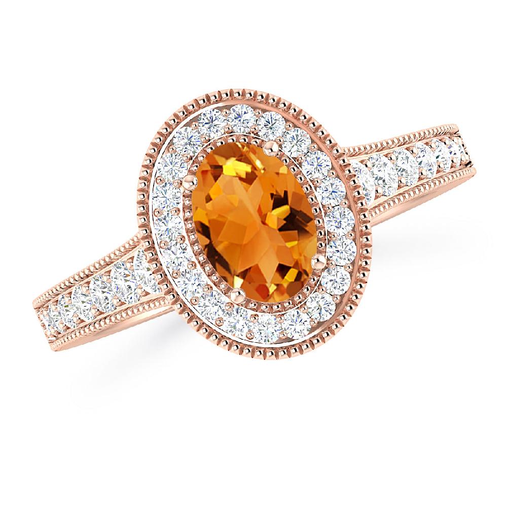 Rose Gold - Citrine