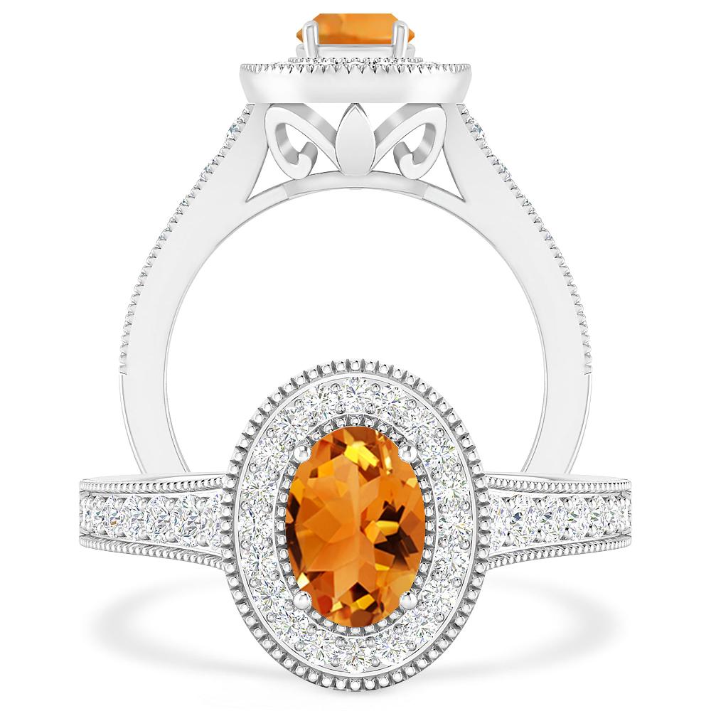 White Gold - Citrine