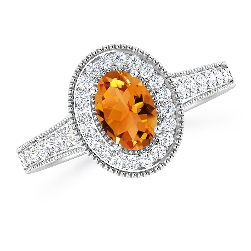 White Gold - Citrine