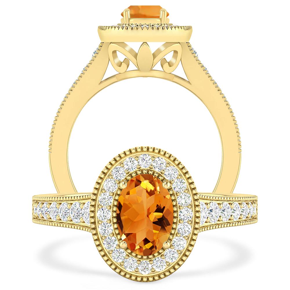 Yellow Gold - Citrine