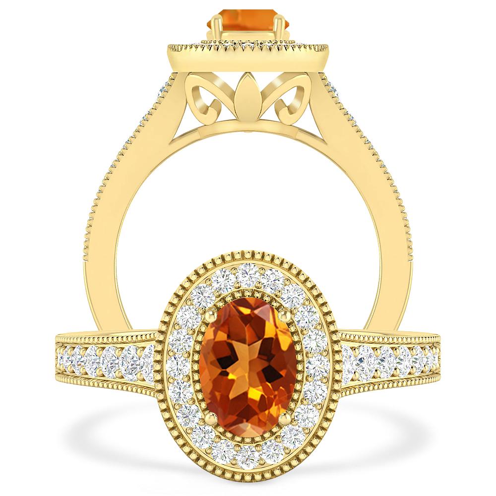 Yellow Gold - Citrine
