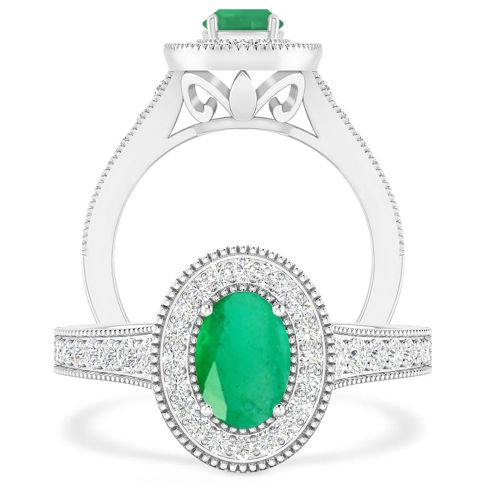 White Gold - Emerald