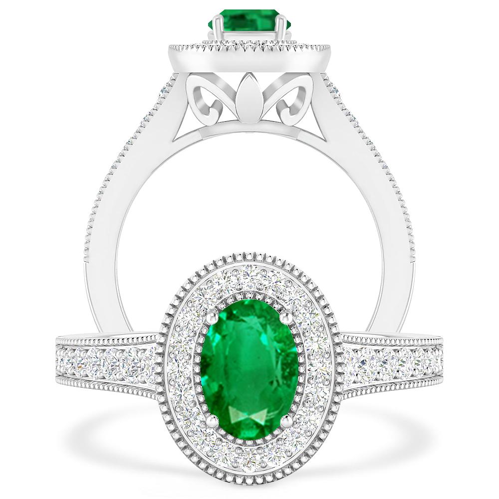 White Gold - Emerald