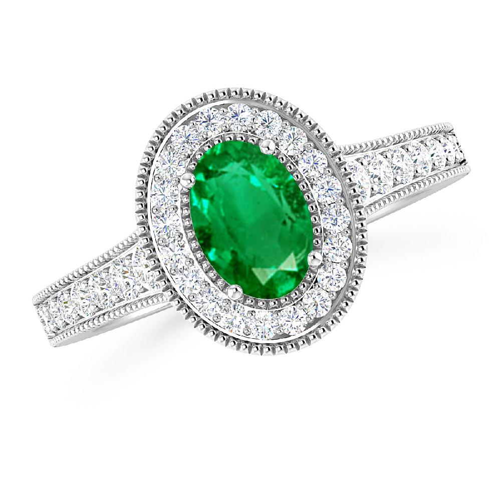 White Gold - Emerald