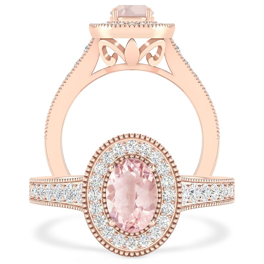 Rose Gold - Morganite