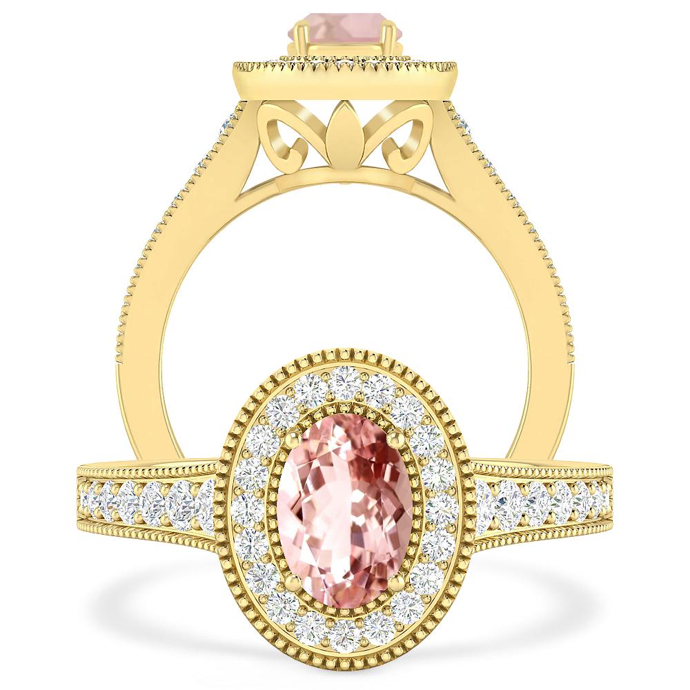 Yellow Gold - Morganite