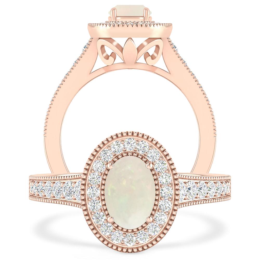 Rose Gold - Opal