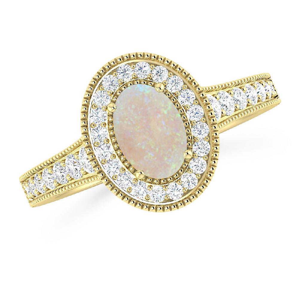 Yellow Gold - Opal