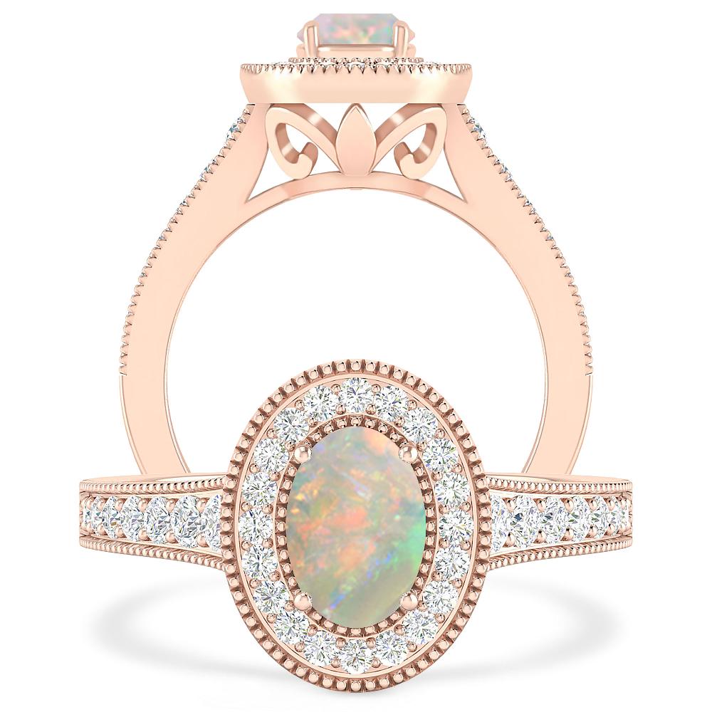 Rose Gold - Opal