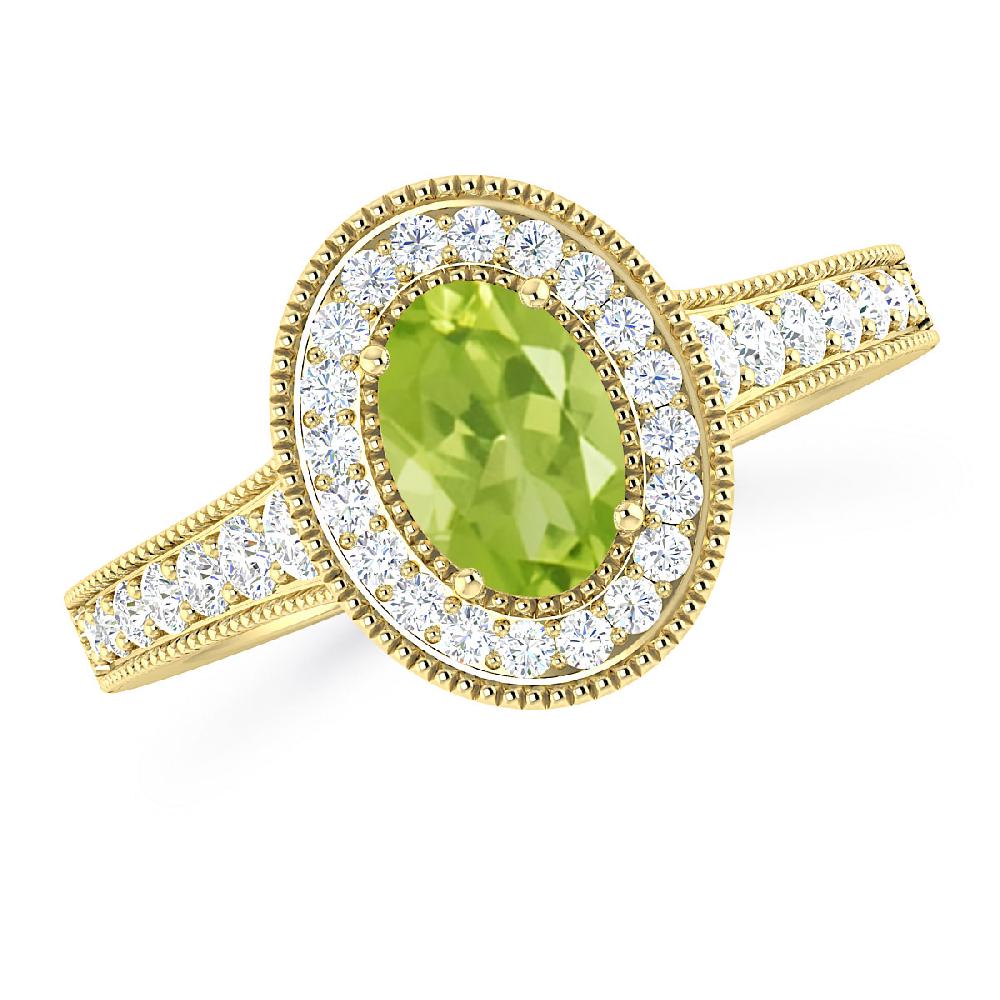 Yellow Gold - Peridot