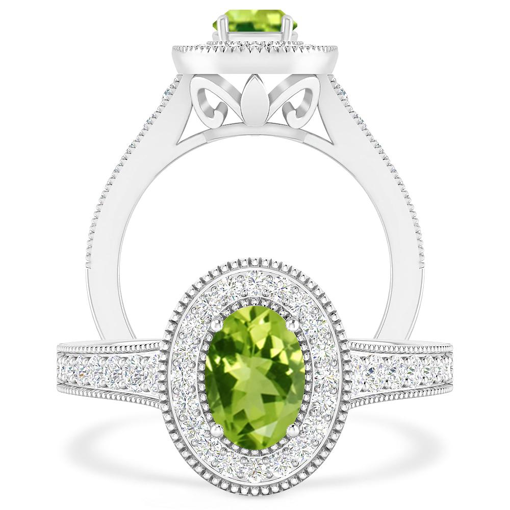 White Gold - Peridot