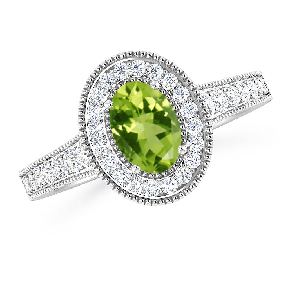 White Gold - Peridot