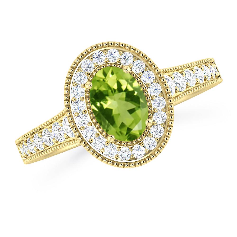 Yellow Gold - Peridot