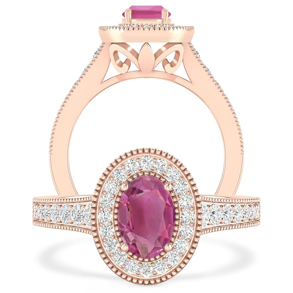 Rose Gold - Pink Tourmaline