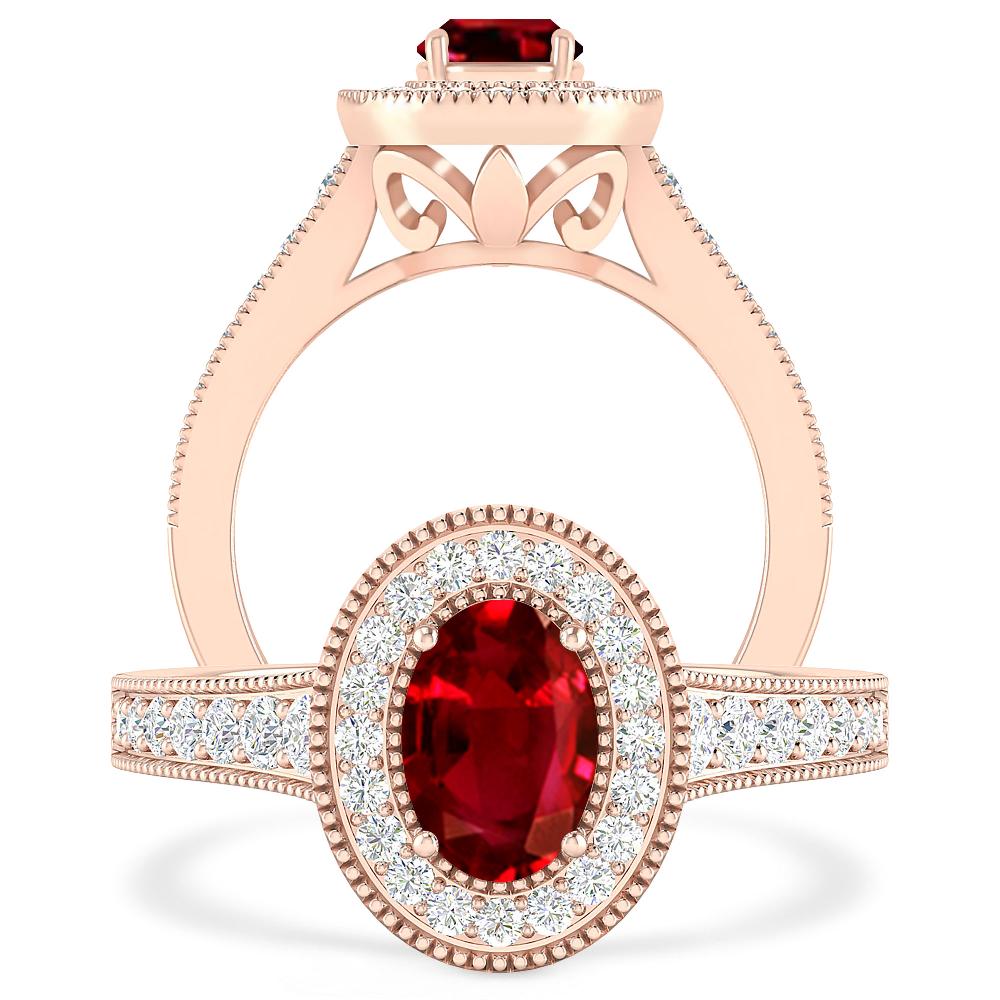 Rose Gold - Ruby