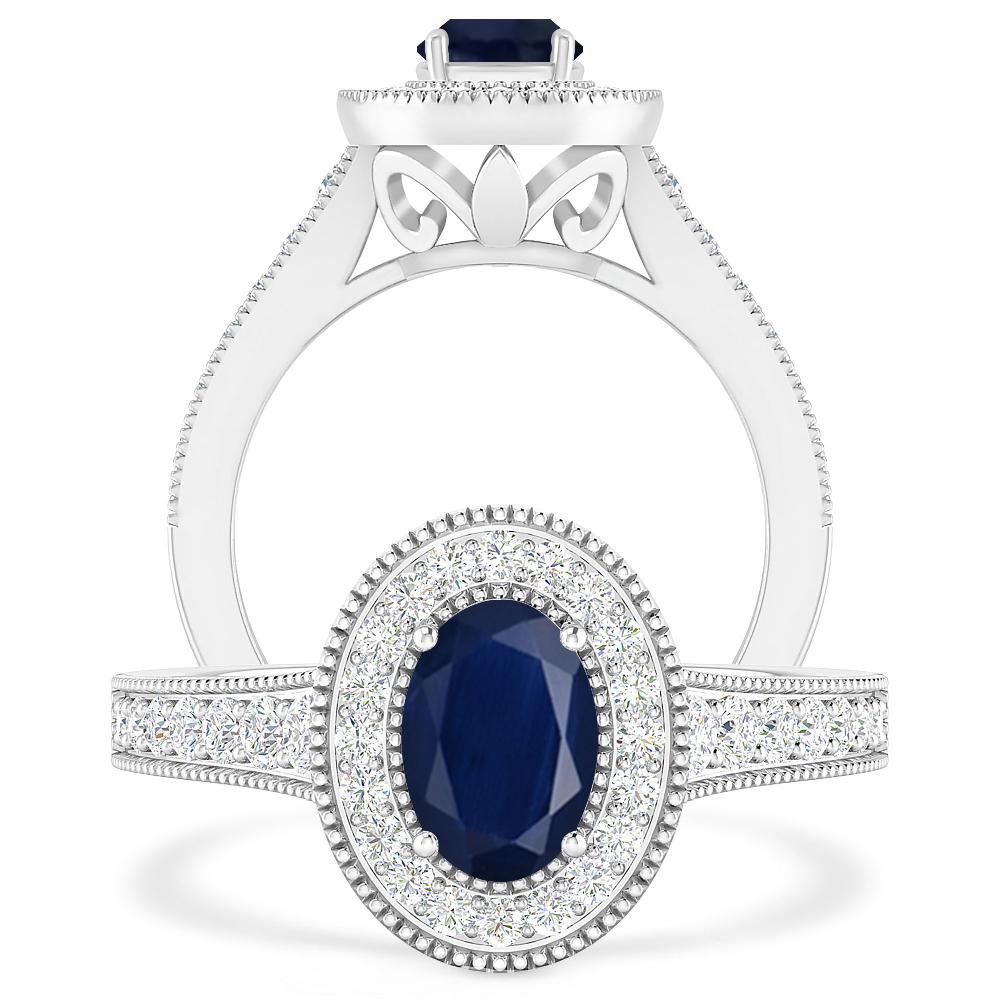 White Gold - Sapphire