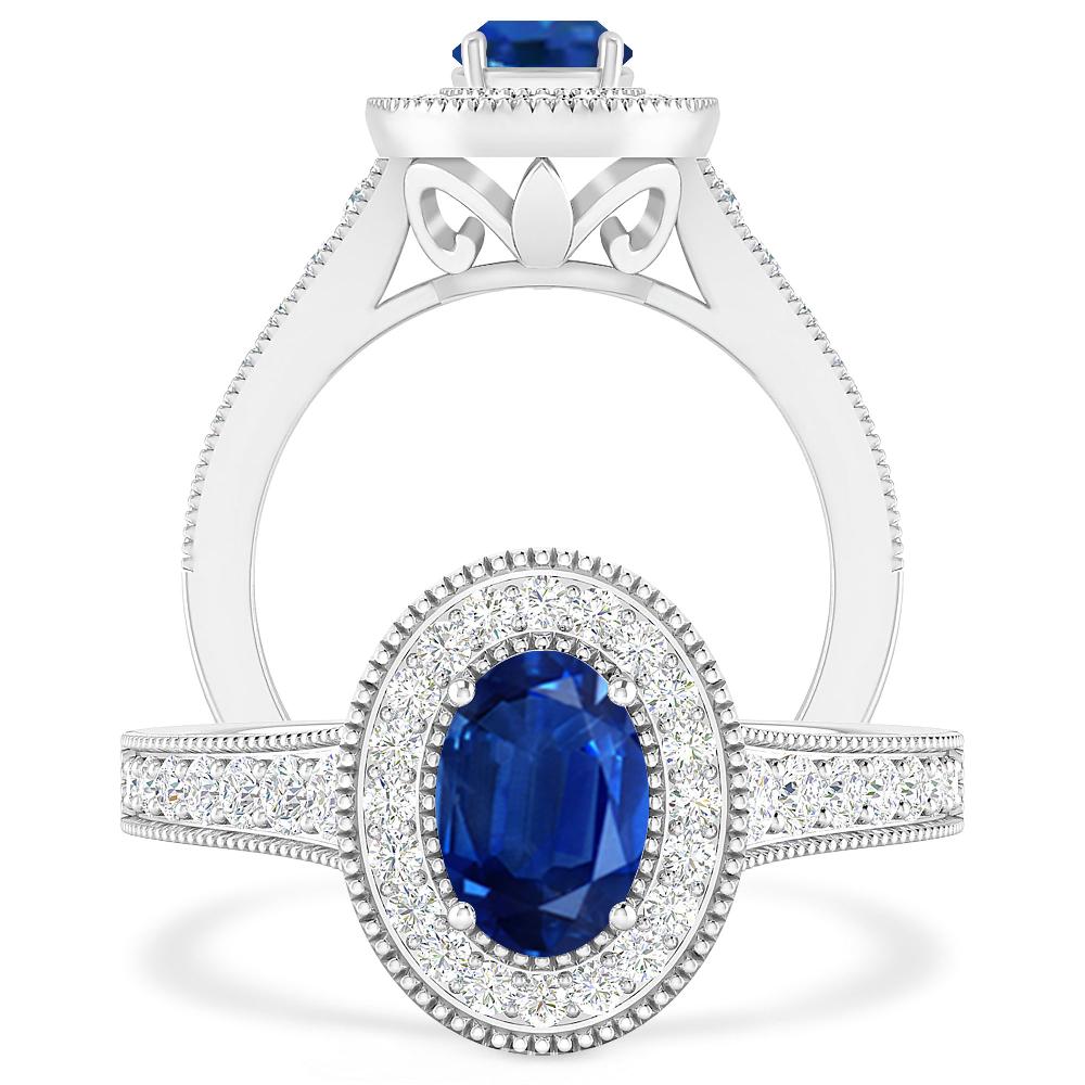 White Gold - Sapphire