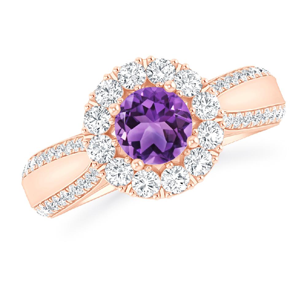 Rose Gold - Amethyst