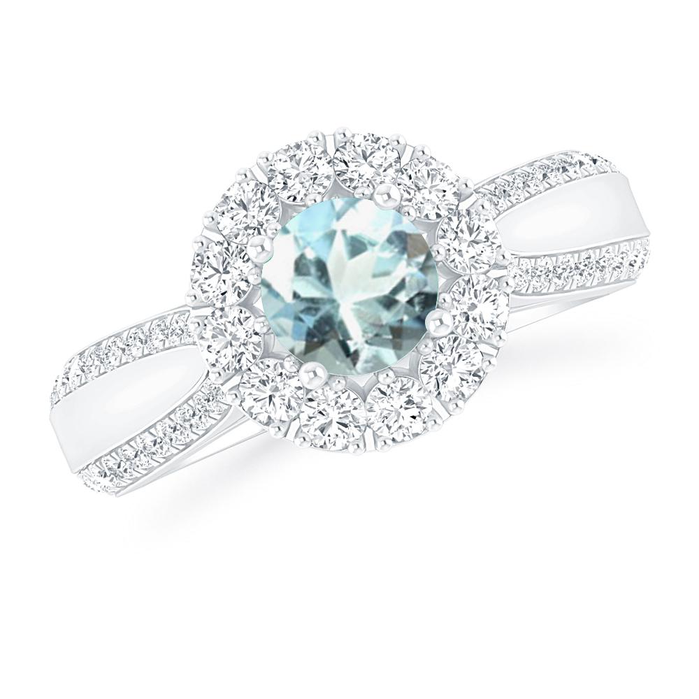 White Gold - Aquamarine
