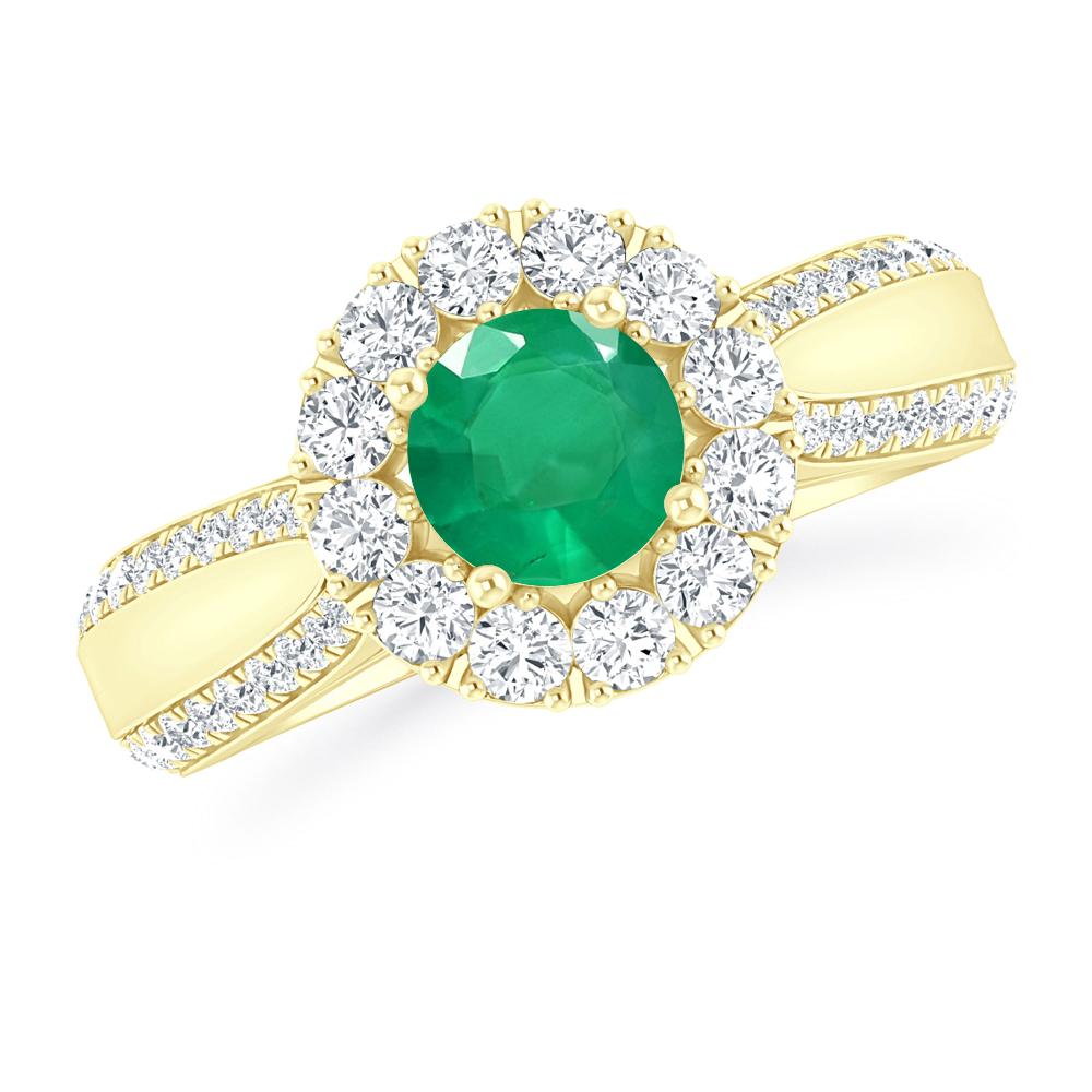 Yellow Gold - Emerald