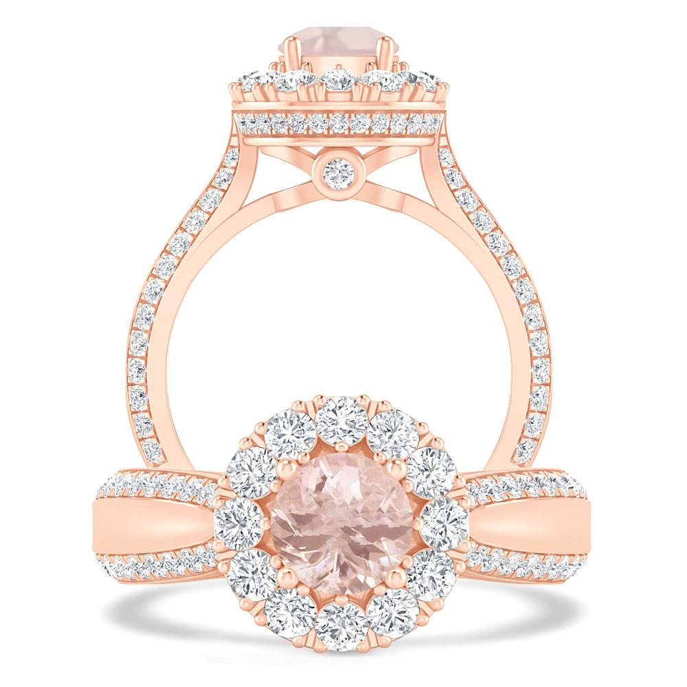 Rose Gold - Morganite